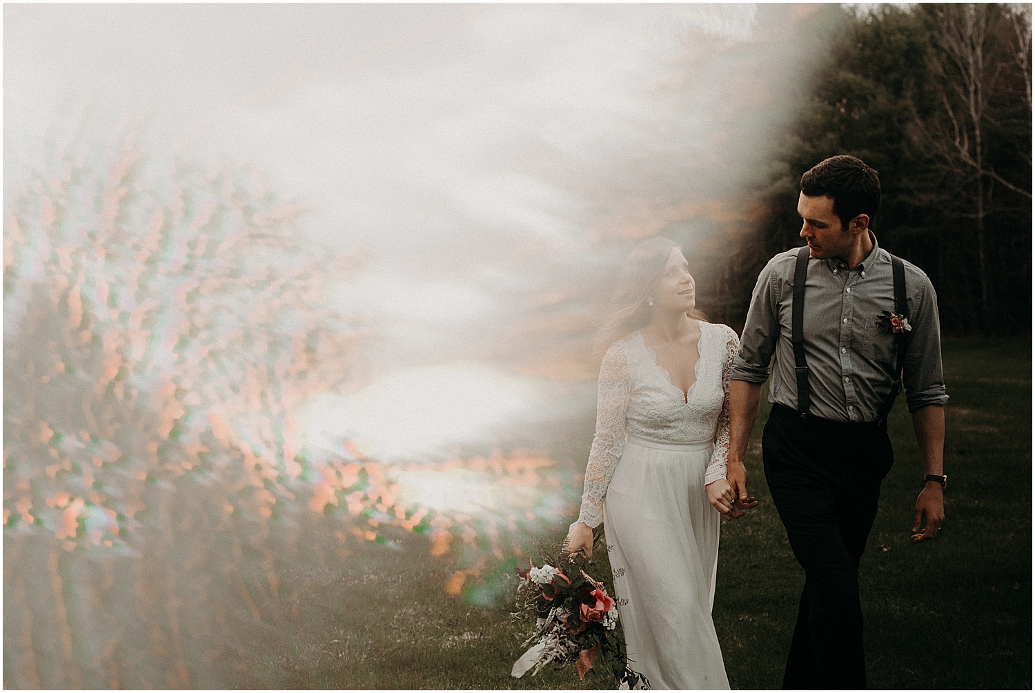 couple with prism effect at the Wildflower Workshop 2019