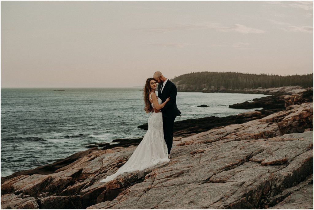 coastline Maine elopement