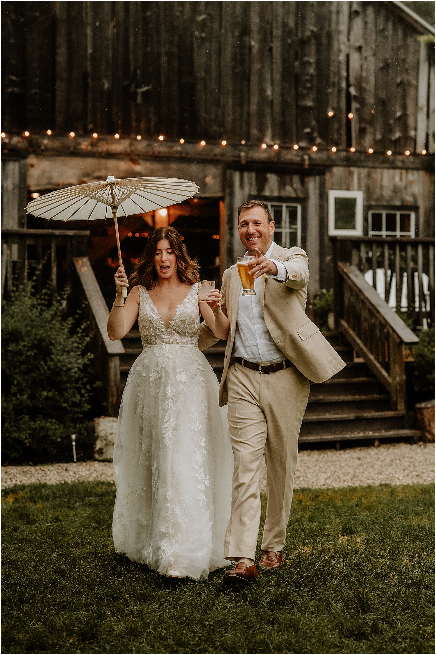 Happy couple together for Caswell Farm Wedding Photographer