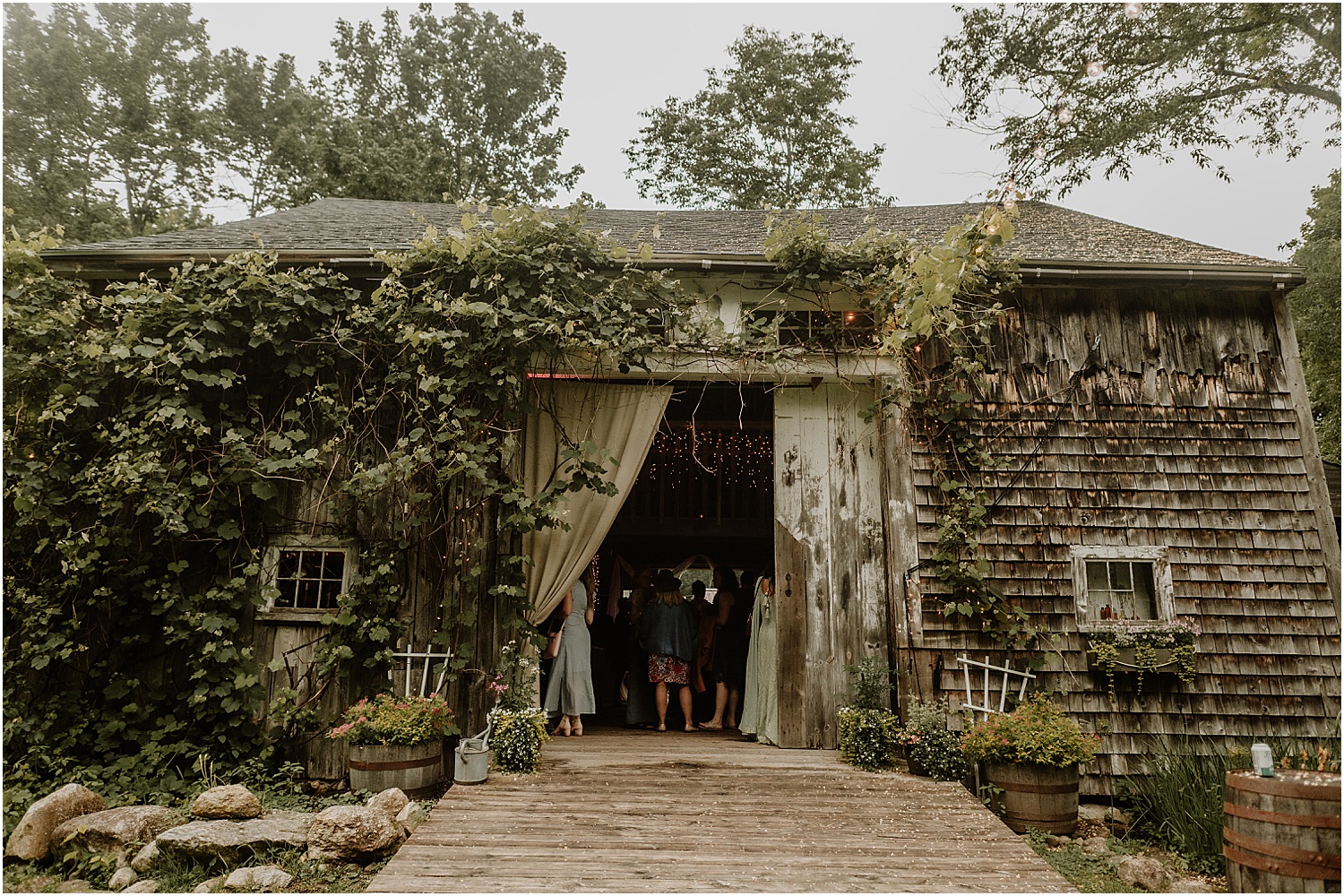 Caswell Farm hosts beautiful Maine barn weddings