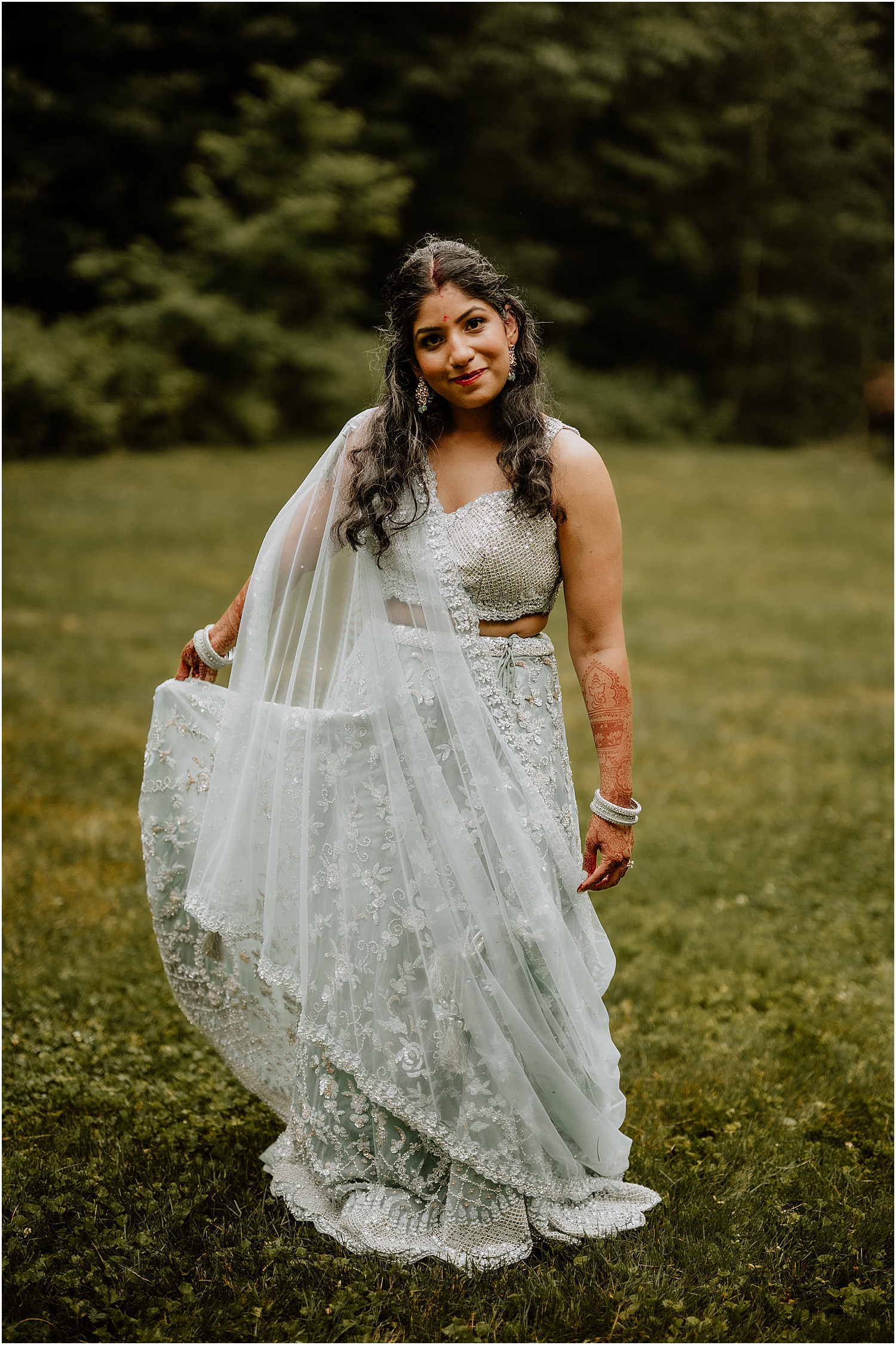 Bride twirls in gown for Katelyn Mallett Photography