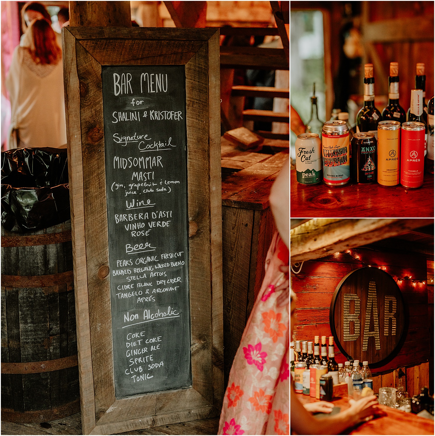 Bar details by Katelyn Mallett Photography